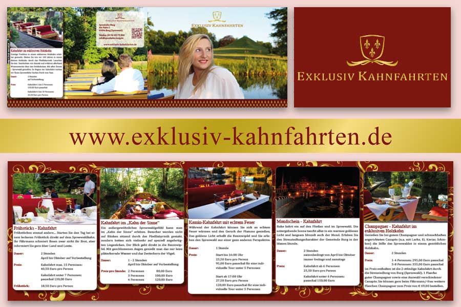 Designbeispiel: Flyer mit UV-Lackierung